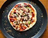 A picture of step 18 of Pepper Chicken Pizza.