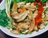 รูปขั้นตอนการทำที่ 3 ของ คั่วไก่ทะเลบ้านหมี