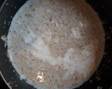 A picture of step 2 of Cabbage halwa.