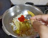 A picture of step 3 of Bihari Ghugni.