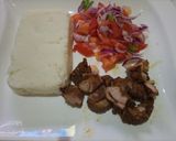 A picture of step 3 of Pan fried pork.