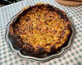 Une image de l'étape 14 de Clafoutis à la rhubarbe et vanille.