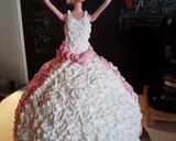 Barbie torta születésnapra 👧👸🎀🎉🎆🎂 recept fázis 8 fotója