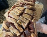 A picture of step 1 of Roasted Leg of Lamb.