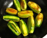 A picture of step 1 of Doi Potol (Parwal in Yoghurt Gravy).