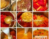Foto del passaggio 2 della ricetta Zuppa ceci e peperoni rossi ♡