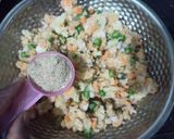 A picture of step 2 of Vegetable Aloo Tikki Burger.