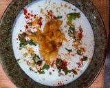 A picture of step 2 of Falahari Apple Walnut Raita.