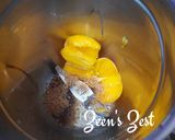 A picture of step 1 of Peach Saffron Lassi.