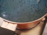 Puding lumut blue pea (bunga telang)