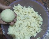 A picture of step 3 of Paneer Coconut laddu.