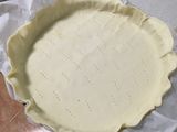 Quiche de bacon y queso