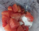 A picture of step 1 of Refreshing cool watermelon juice in this summer season.