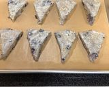 A picture of step 6 of Blueberry Scones.