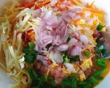 Hình bước làm 1 của món Chả giò thịt