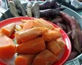 รูปขั้นตอนการทำที่ 1 ของ ขนมมันไข่นึ่ง