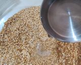 A picture of step 1 of Cranberry and Almond Baked Oats.