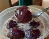 Foto langkah ke 6 dari resep 39. Biji Salak Ubi Ungu Fiber creme Isi Coklat.