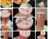 A picture of step 4 of Watermelon orange shake.