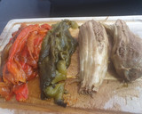 Foto del paso 2 de la receta: Ensalada de pimientos y berenjena asados