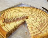 Foto langkah ke 6 dari resep Bolu zebra putih telur.