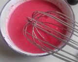 A picture of step 7 of Red Velvet Crepes With Chocolate Drizzle.