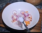 A picture of step 3 of Peri peri Kashmiri paneer tikka masala.