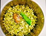 A picture of step 1 of MOONG DAL PAKODA /Moong dal vada/ Green garms pakoda.