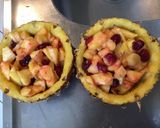 Une image de l'étape 10 de Salade d ananas extra sweet aux cranberries fraîches et citron caviar.