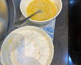 A picture of step 2 of Emergency Quick Birthday Cake :P - Ok I Know Its Basically a Victoria Sponge with a Little Extra :P.