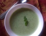 A picture of step 2 of Potato palak cream soup.