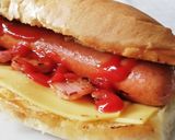 Foto del paso 3 de la receta Perrito caliente con Frankfurt, Bacon y Queso