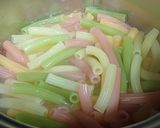 Hình bước làm 1 của món Nui rau củ nấu thập cẩm