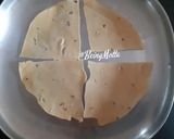 A picture of step 3 of Papad Moong dal Chaat.
