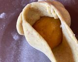 A picture of step 4 of Mango puran poli.