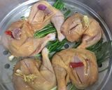 Hình bước làm 1 của món Gà hấp rượu