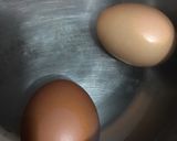 A picture of step 2 of Sopa Negra with Hard-Boiled Egg 🥚🍵.