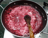 A picture of step 2 of Beetroot Kalakand with Split Milk.