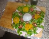 Foto del paso 4 de la receta: Ensalada de canónigos, burrata y vinagreta de miel