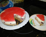 Foto del paso 11 de la receta: Tarta de dos chocolates con frutas rojas