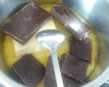 A picture of step 2 of Fake chocolate pie.