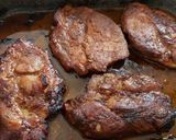 Mézes mustáros barbecue tarja recept fázis 3 fotója