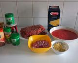 A picture of step 1 of Lasagna.