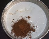 A picture of step 5 of Chocolate ice cream(with GMS and CMC powder).