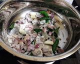 A picture of step 2 of Banana Stem dal Soup.
