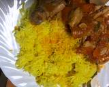 Chicken Stew and Tumeric Rice......(Healthy delicious food)