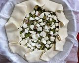 Foto del passaggio 4 della ricetta #648 Torta salata con piselli e pancetta 🫛🥓🥚🧀