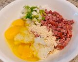 Hình bước làm 1 của món Pizza Cơm
