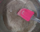 A picture of step 2 of Easy Eggless whole wheat chocolate cake.