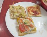 A picture of step 3 of Chicken & veg mayonnaise cheese sandwich.